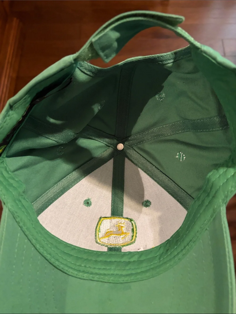 John Deere Green and Yellow Logo Baseball Cap NMT